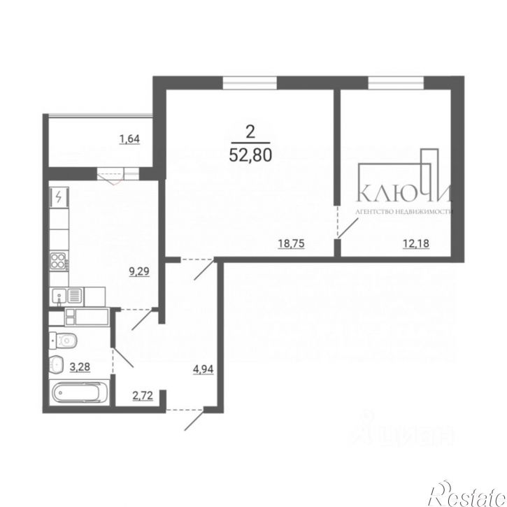 2-комн квартира улица 50-летия Магнитки, 29/1,  д. 29/1