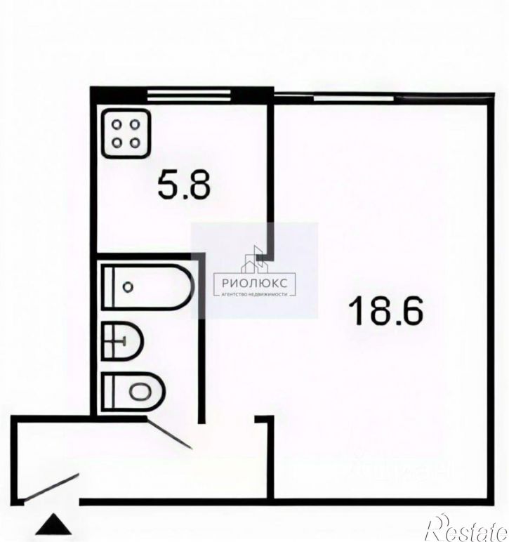 1-комн квартира ул Первомайская, 24,  д. 24