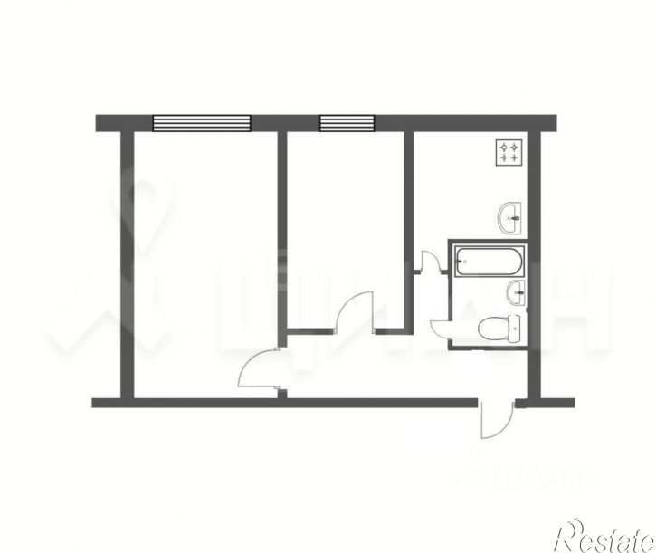 2-комн квартира ул Лесопарковая, 94,  д. 94