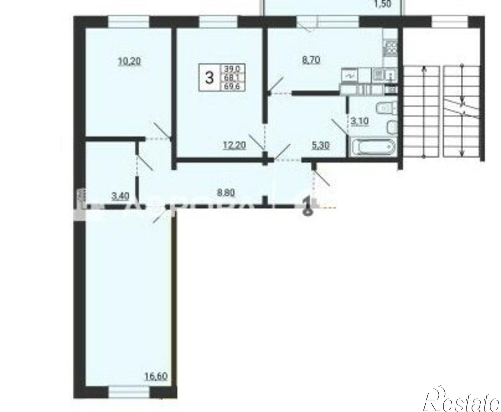 Купить квартиру за 5 584 000 рублей на улица Зелёный Лог, 27