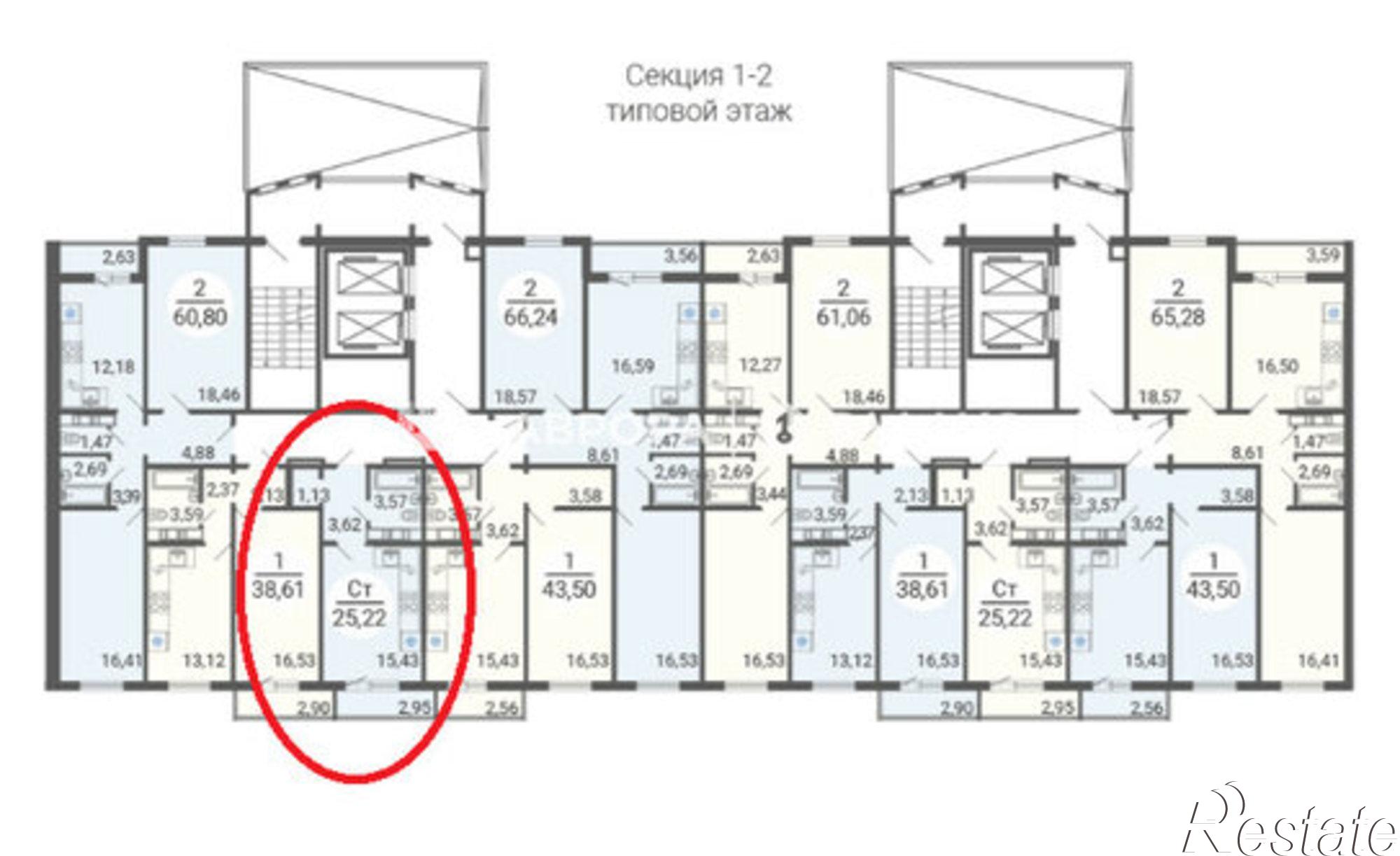 Купить квартиру за 2 635 490 рублей на ул Сталеваров, 17