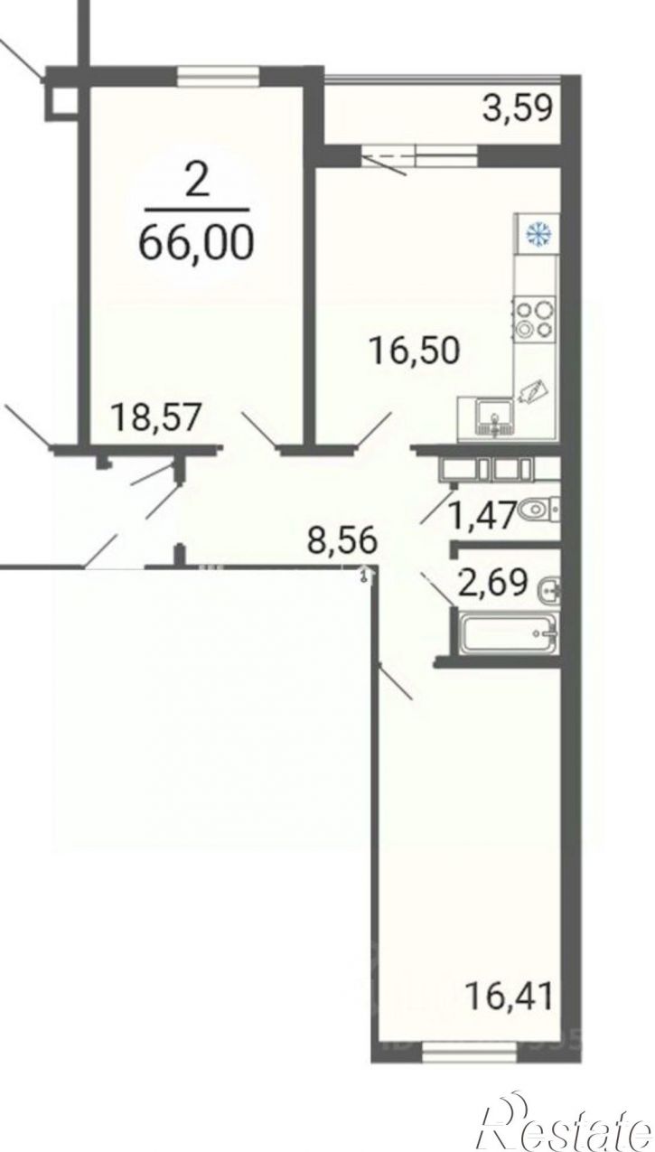 2-комн квартира проспект Ленина, 112/1,  д. 112/1