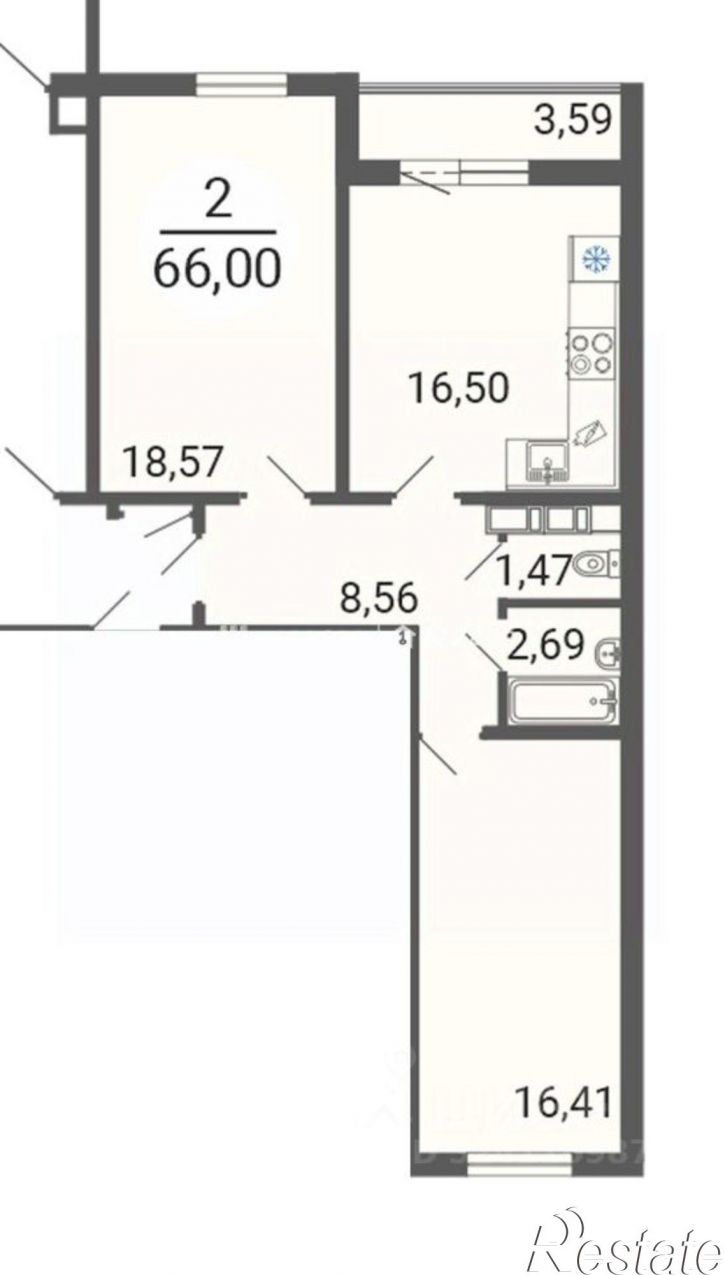 2-комн квартира проспект Ленина, 112/1,  д. 112/1
