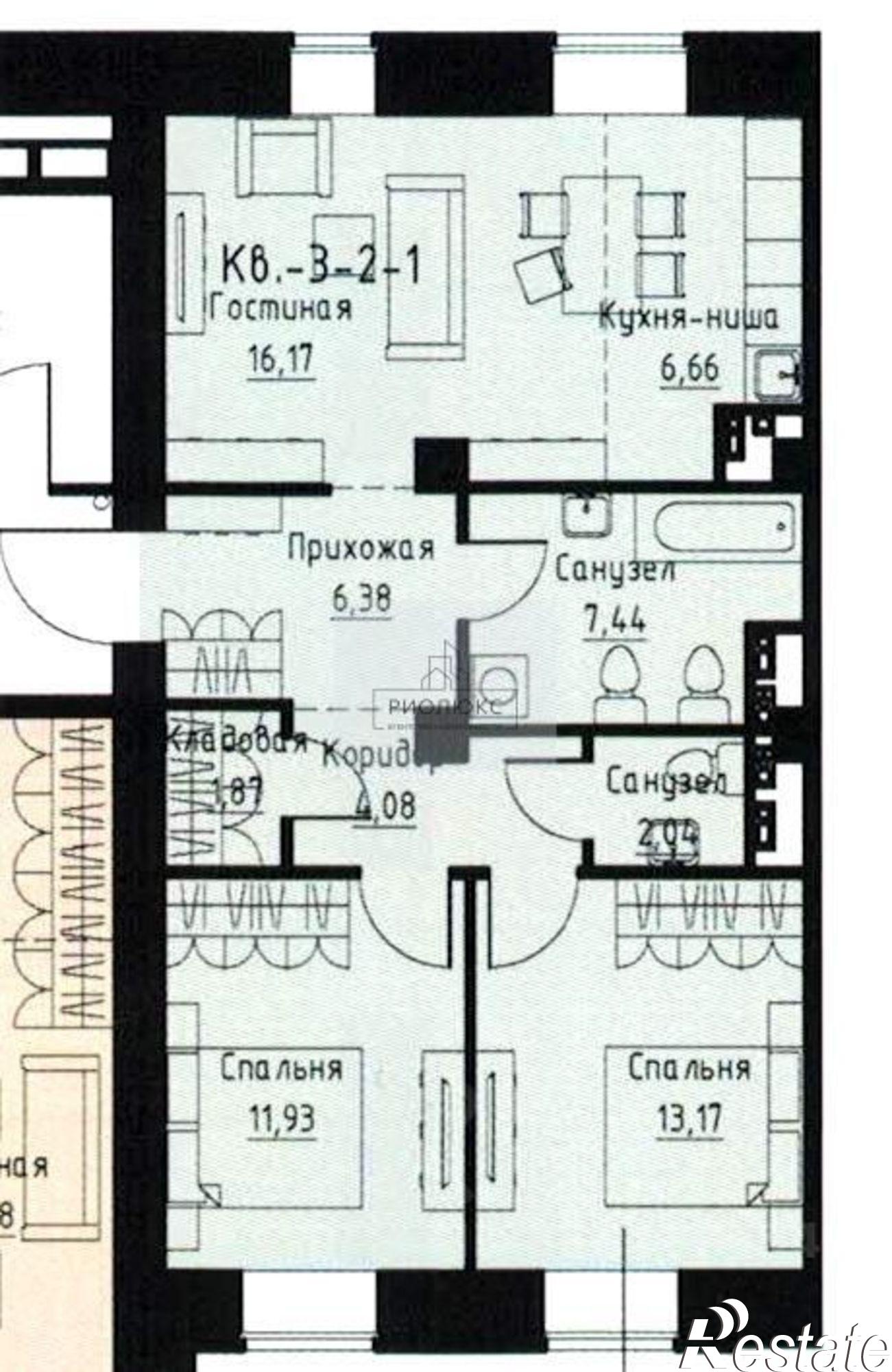 Купить квартиру за 8 130 000 рублей на проспект Карла Маркса, 27