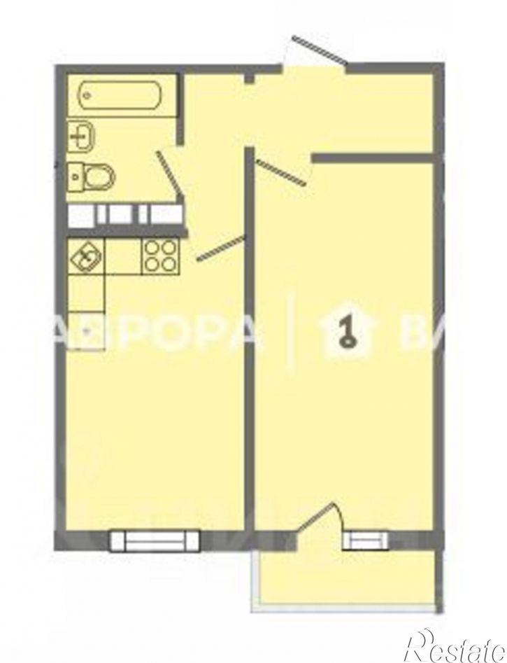 1-комн квартира пр-кт Ленина, 114,  д. 114