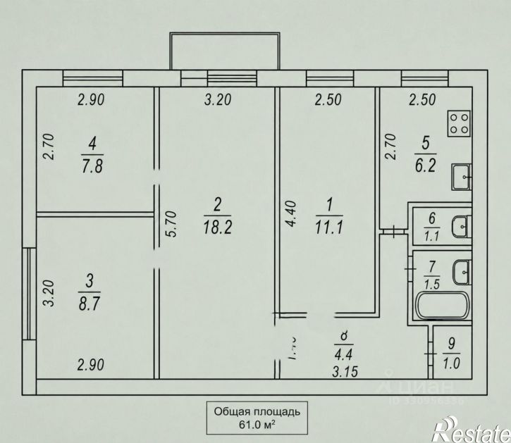 4-комн квартира проспект Карла Маркса, 95/1,  д. 95/1