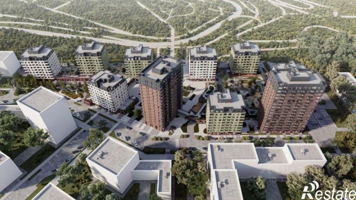 2-комн квартира в новом доме улица Притяжения