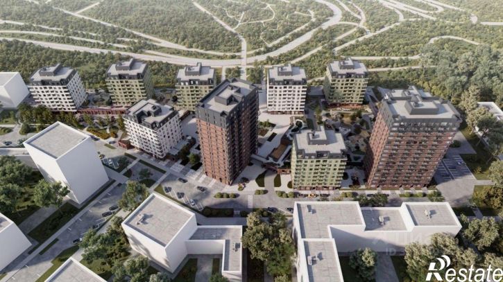 1-комн квартира в новом доме улица Притяжения