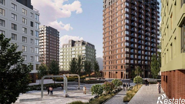 1-комн квартира в новом доме улица Притяжения