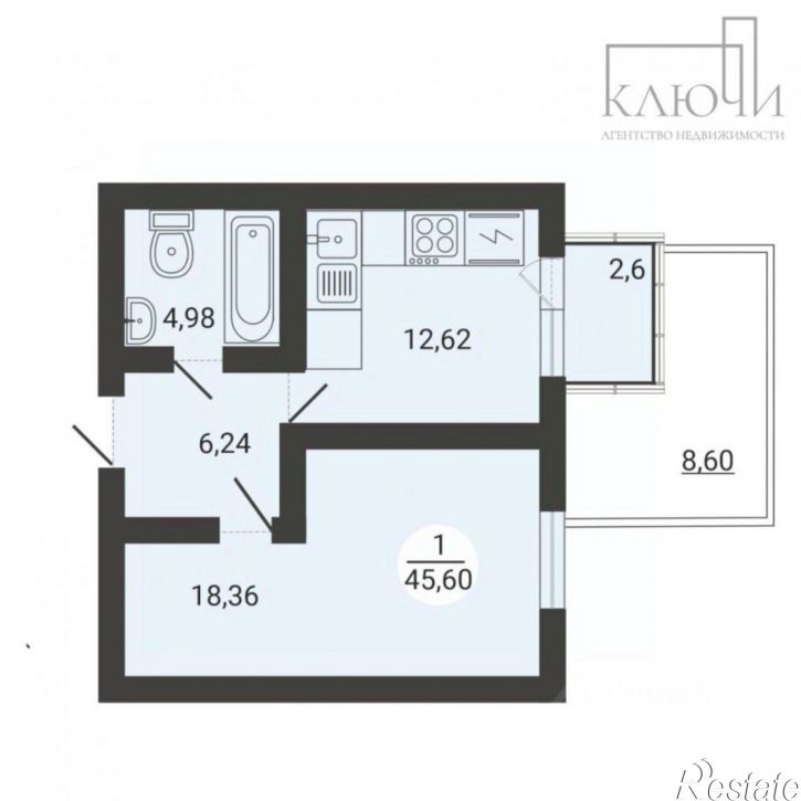 1-комн квартира Магнитогорск г., Зеленый лог ул., 71