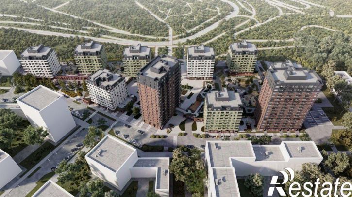 1-комн квартира в новом доме улица Притяжения